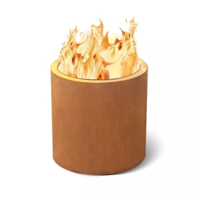 Outdoor Camping Fire Pit Corten Steel Wood Burning Stove For Cooking And Heater