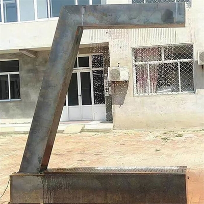 Corten Steel Rain Curtain Waterfall Decorative Outdoor