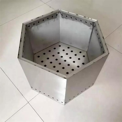 Hexagon Wood Burning Fire Pit Double Stainless Steel Smokeless Stove For Camping