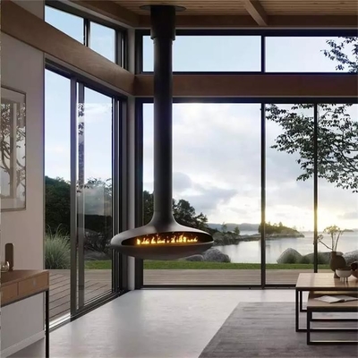 Indoor Heaters Roof Mounted Hanging Bioethanol Suspended Smokeless Fireplace