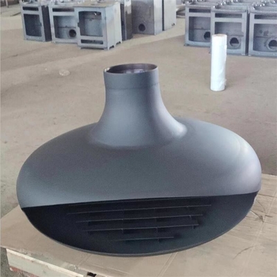 800mm Hanging Roof Mounted Suspended Wood Fireplace For Indoor Decorative