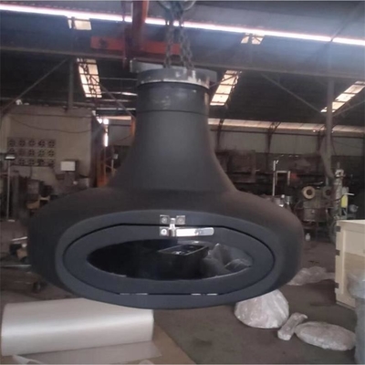 800mm Carbon Steel Real Fire Hanging Fireplace Indoor Decor Wood Burning Stove