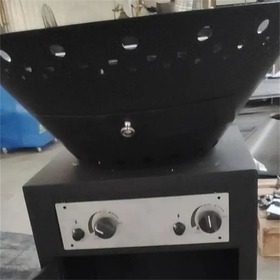 New Design Black Painted Metal Natural Gas Fire Pit With BBQ Grill For Backyard