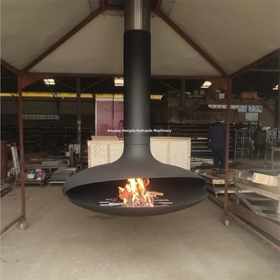 Europe Popular Carbon Steel Suspended Wood Burning Fireplace Hanging Stove