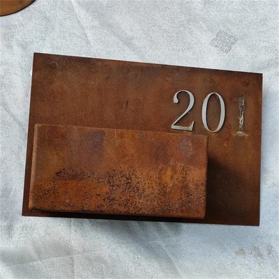 Customization Garden Wall Flower Pots Decorative Hanging Corten Metal Planters Pots