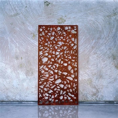 Customized Garden Laser Cut Metal Fence Board Corten Steel Decorative Screen