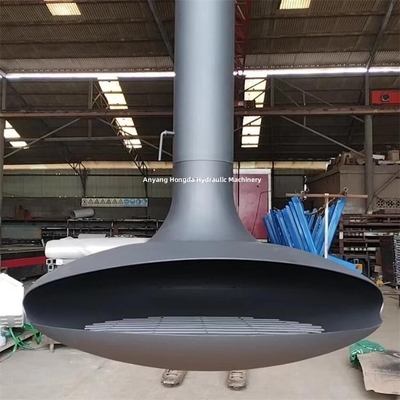 stove fireplace carbon steel burning stove for hotels hanging wood  indoor hanging fireplace contemporary suspended