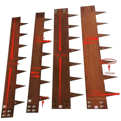 No Dig Landscape Multi Edge Garden Lawn Garden Corten Steel Landscape Edging Lawn