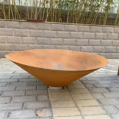 Corten Steel Fire Pit Heavy Duty Bbq Barbecue Grills For Outdoor Cooking