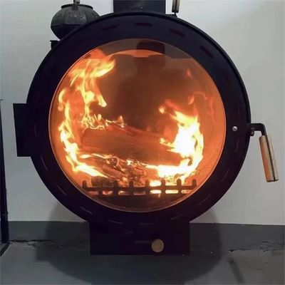 Wood Burning Stove Suspended Modern Wall Mounted Fireplace For Living Room