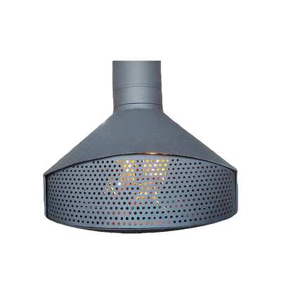 Wf-02 model new product China factory indoor steel floating decor wood fireplace