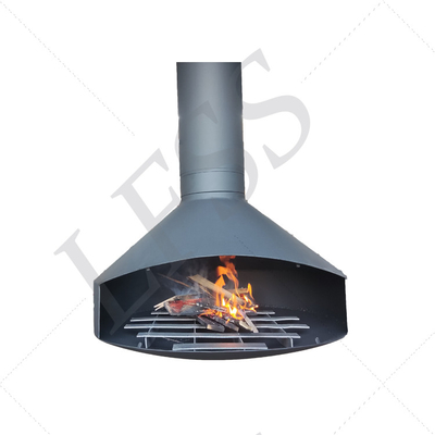 Wf-02 model new product China factory indoor steel floating decor wood fireplace
