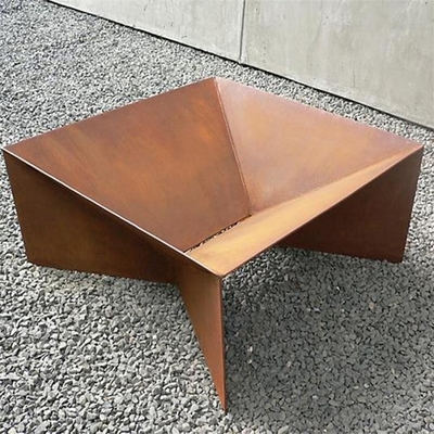 Modern Wood Burning Bonfire Outdoor Corten Steel Fire Pit Brazier Bowl