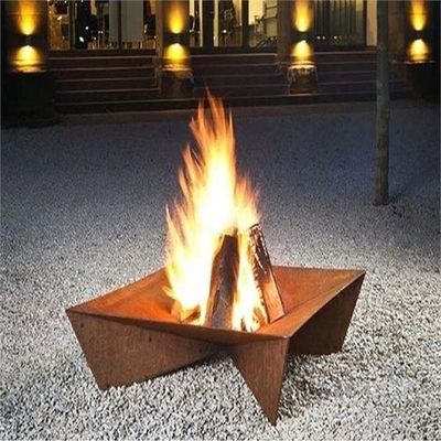 Modern Wood Burning Bonfire Outdoor Corten Steel Fire Pit Brazier Bowl