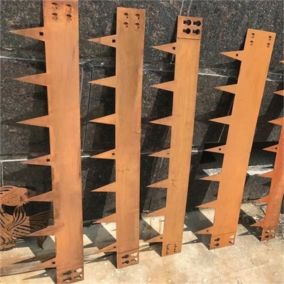 175cm Rusty Corten Garden Lawn Edging Metal Border Edge For Garden Landscraping