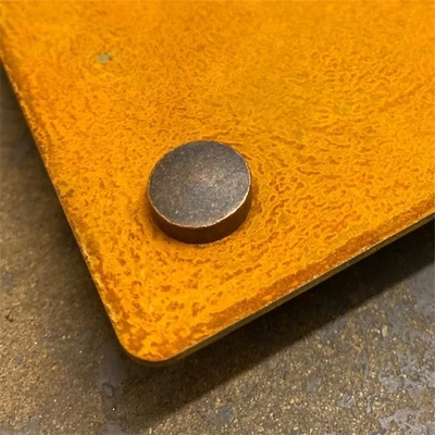 Outdoor Laser Cutting Personalized House Number Rusted Corten Steel Sign