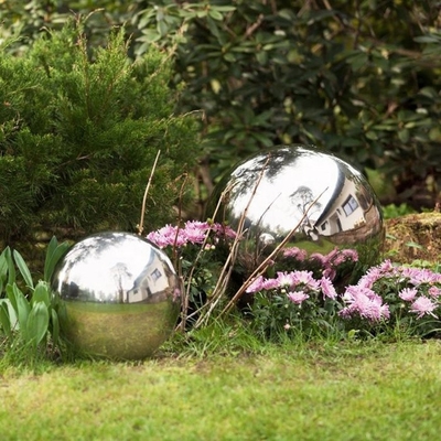 OEM Outside Large Contemporary Ball Shape Metal Ball Garden Art Sculpture