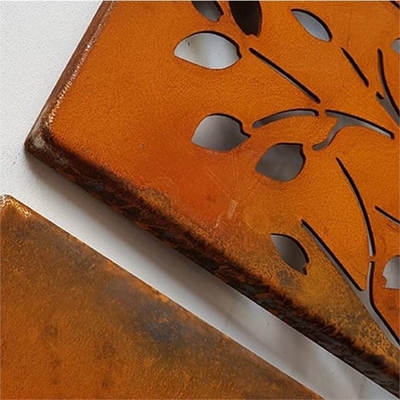 Garden And Home Metal Wall Art Rusty Corten Steel Decorative Wall Panel