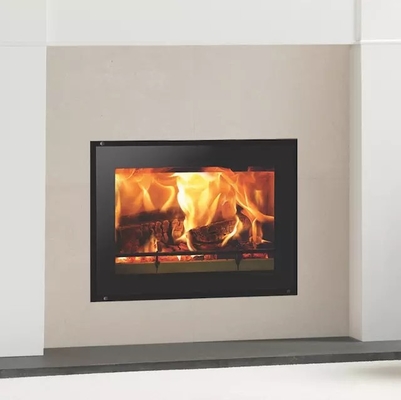 Indoor Heater Matt Black Freestanding Steel Fireplace Wood Burning Stove