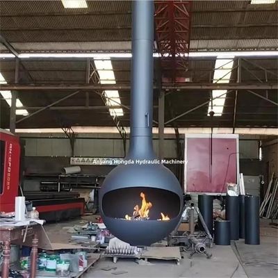 600mm Europe Decorative Wood Burning Stove Indoor Suspended Fireplace