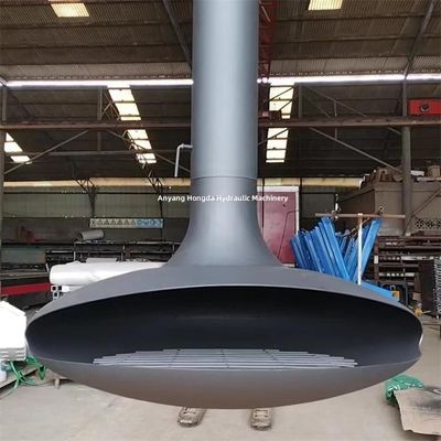 Popular Style Roof Mounted Wood Burning Steel Stove And Suspended Fireplace