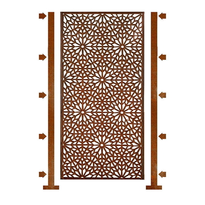 Decorative Metal Art Privacy Screens Outdoor Decorative Corten Steel Panels